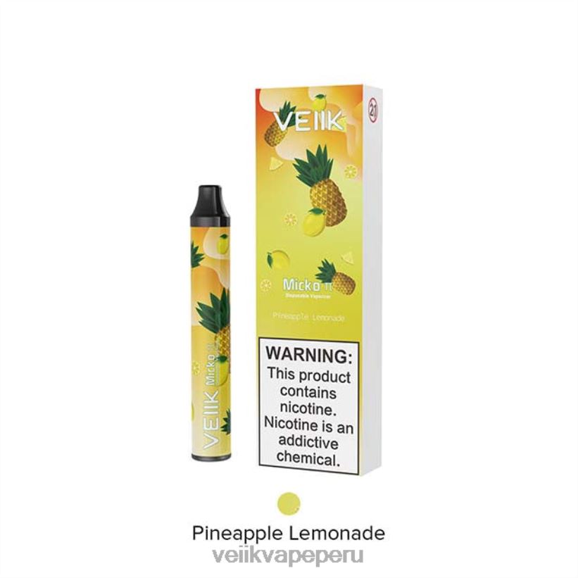 82ZJ8227 limonada de piña VEIIK Micko Pie vaporizador desechable 600 inhalaciones - VEIIK Pod