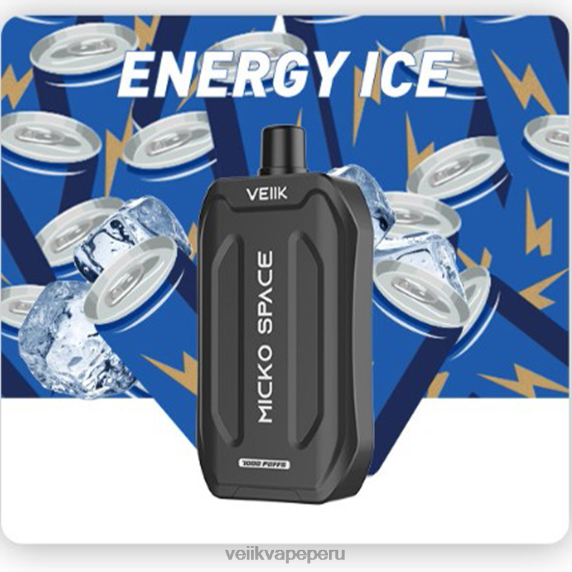 82ZJ8234 hielo energético VEIIK Micko Space vape desechable 7000 inhalaciones - VEIIK Vape Review