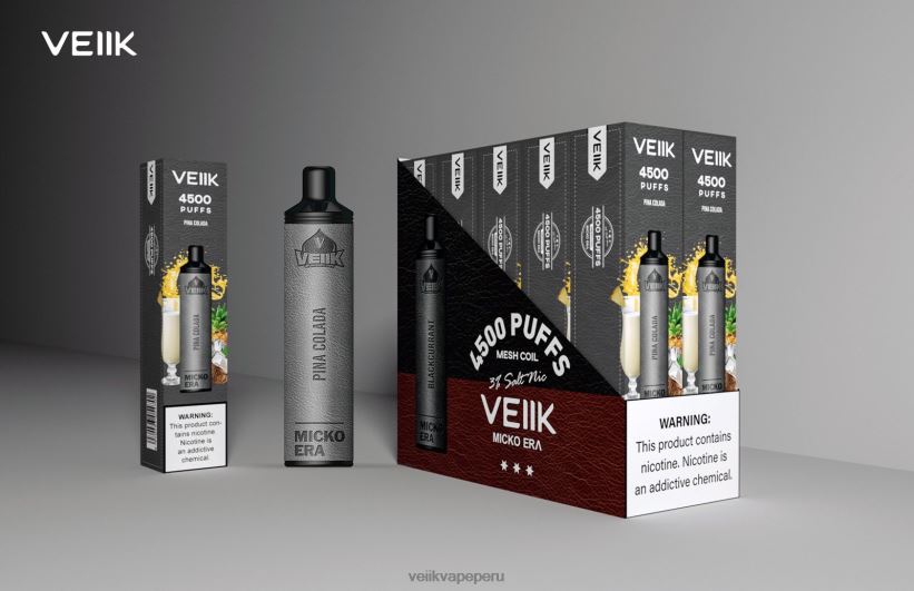 82ZJ824 piña colada VEIIK Micko Era 4500 inhalaciones desechables de 30 mg - VEIIK Vape Review